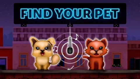Find Your Pet, a CogniFit training task