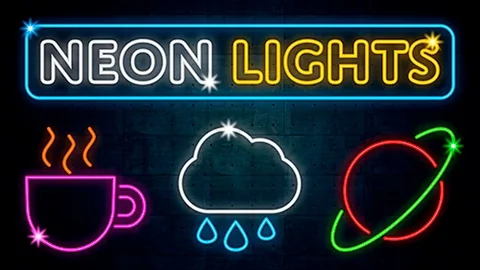 Neon Lights, a CogniFit training task