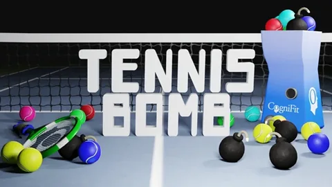 Tennis Bomb, a CogniFit training task